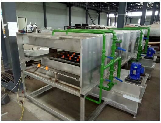 五金表面處理線生產?現場