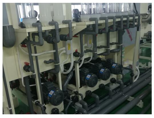 水平DES線項目安裝調試現場