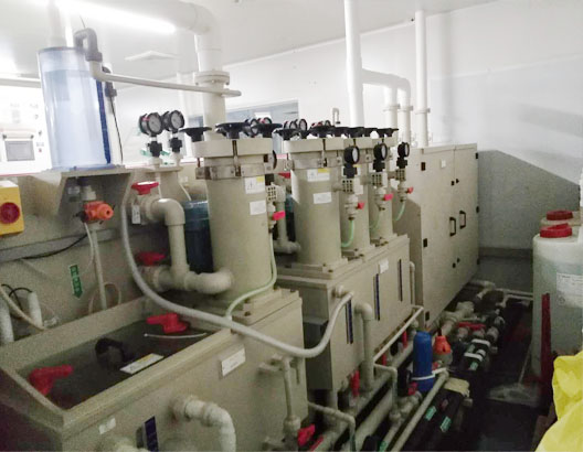 前處理線安裝現場